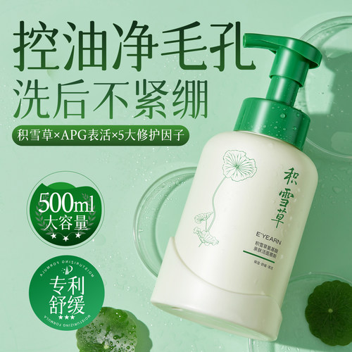 500G大容量|积雪草氨基酸洁面