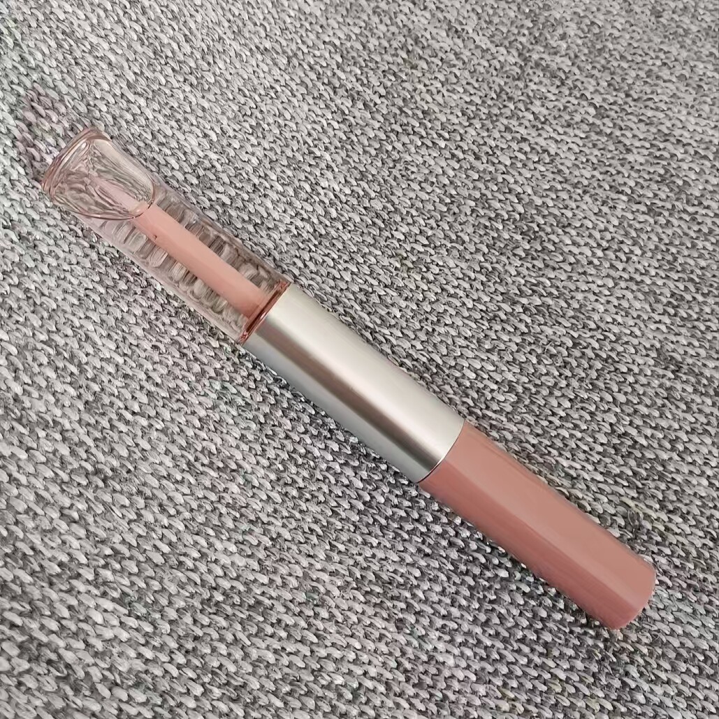 卡姿兰双头雨衣唇釉不易掉色不易沾杯双头两用裸色自然唇蜜正品