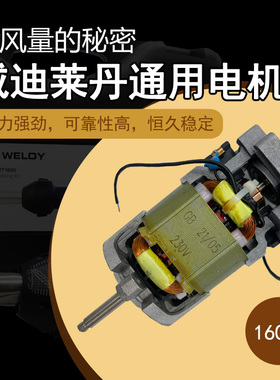 1600W威迪莱丹热风塑料PP焊枪电机通用配件马达 控温器线路板碳刷