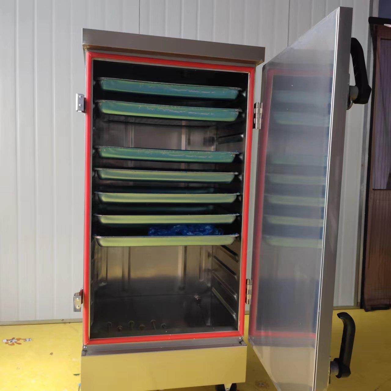 蒸饭柜 商用气两用七十二EMJ电双盘门蒸房 钢食堂不锈米饭馒头蒸