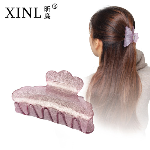 韩国优雅气质新款蚕丝洗澡女抓夹