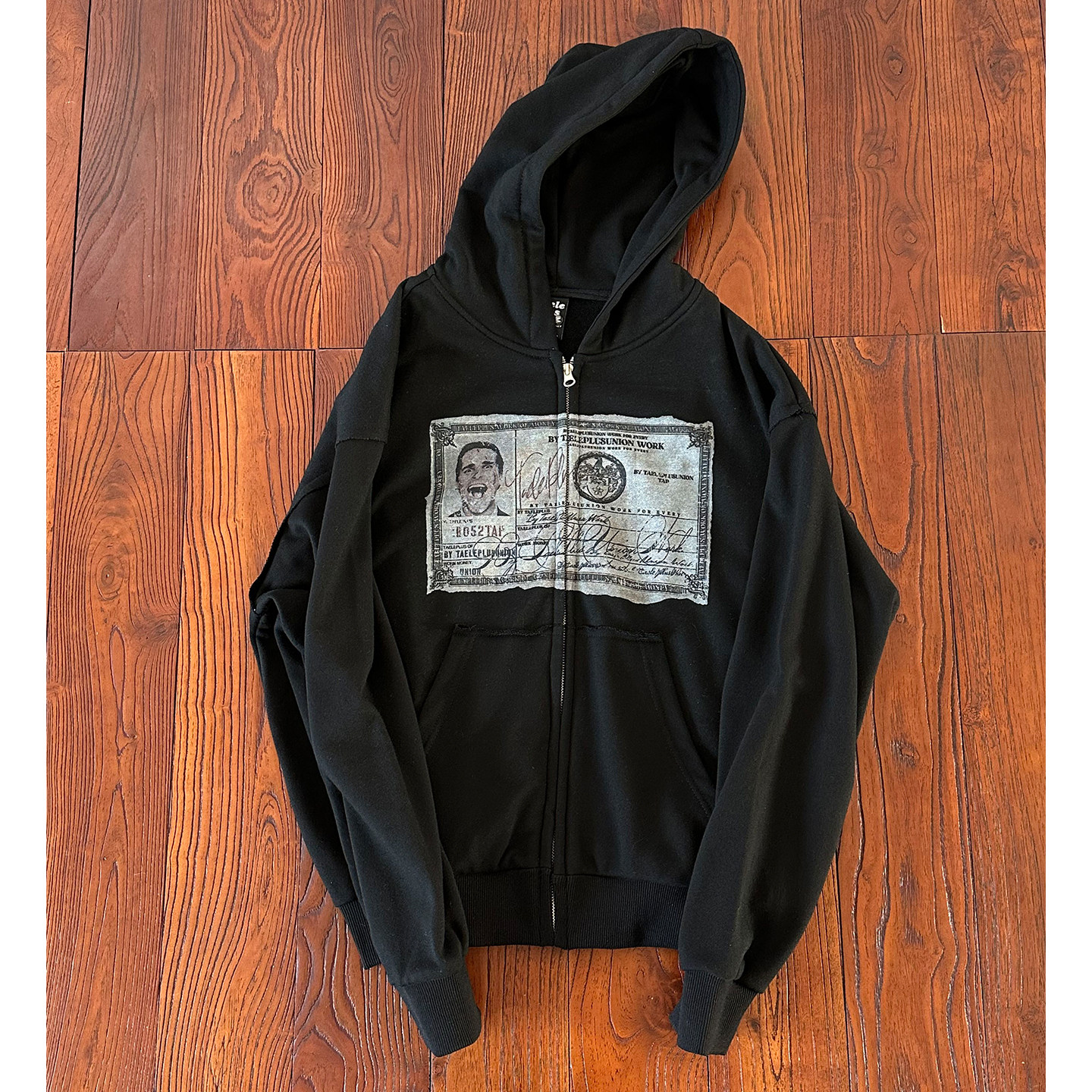 拔尖儿美式复古护照印花连帽开衫卫衣男女宽松潮牌情侣外套春秋款,男装,卫衣,淘宝优惠券,粉丝福利购,淘宝优惠卷