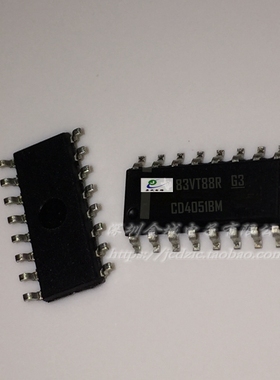 CD4051BM HCF4051  SOP-16全新现货 八选一模拟开关,