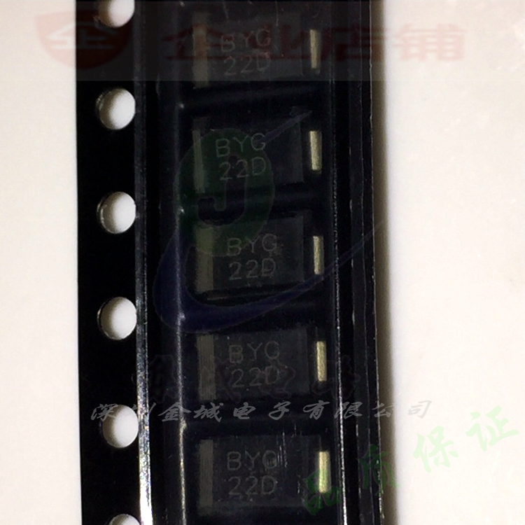 BYG22D-E3/TR  贴片DO-214AC全新现货SMA 整流管 BYG22DHE3/TR3
