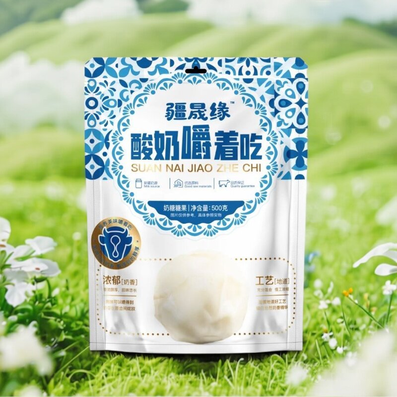 疆晟缘酸奶嚼着吃美味可口新包装图片