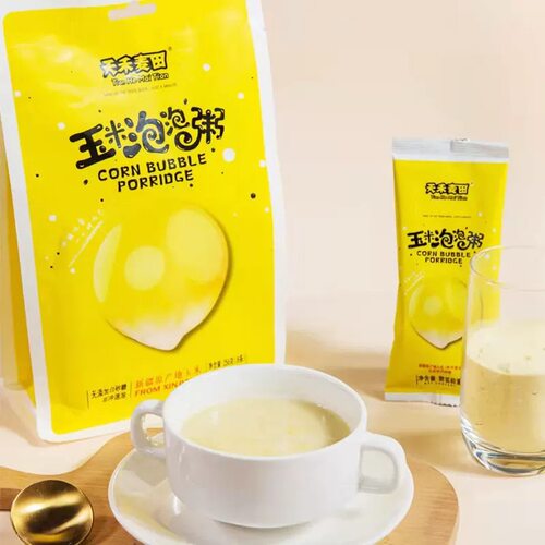 天禾麦田玉米泡泡粥特产即冲速溶