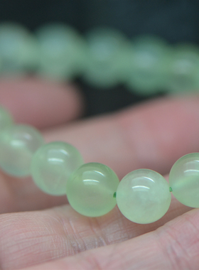 鹏明仙天然葡萄石女性手链