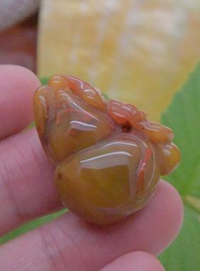 南红玛瑙添福葫芦吊坠