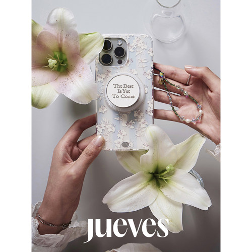 【赵露思同款】JUEVES星期四海水百合磁吸壳iphone15pro手机壳苹果适用华为p70pro软壳mate60pro原创17promax