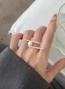 筷子仿珍珠开口女小众设计轻奢