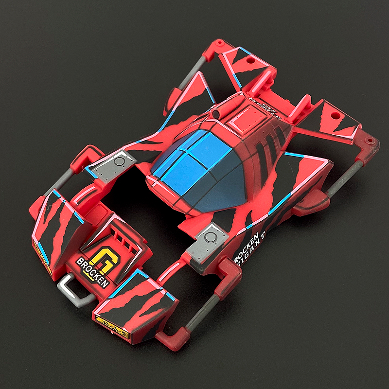 捷品迷你四驱车喷漆车壳二次元巨无霸 旋风冲锋四驱兄弟成品车壳