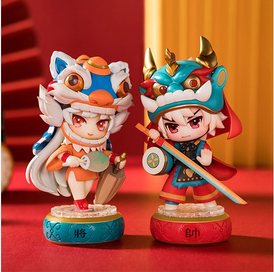 dnf武器装扮dnf地下城国风象棋手办模型 男/女鬼剑武器装扮 人偶