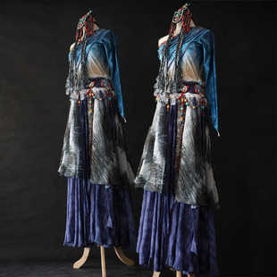 出租桃李杯藏族女士演出服装 艺考觅光舞蹈表演服饰北舞藏族舞蹈服