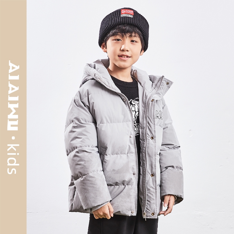 羽绒服加厚中长款鸭绒大童