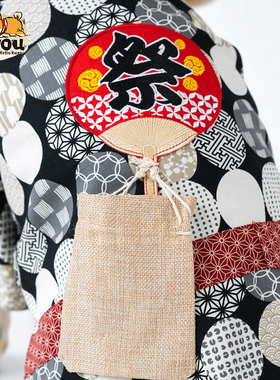 宠物狗猫手工定制进口布料日本祭日式柴犬拍摄写真出游和服衣服