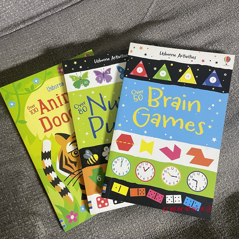 儿童益智脑力游戏 50 Brain Games 数字拼图 文字游戏 迷宫 涂鸦