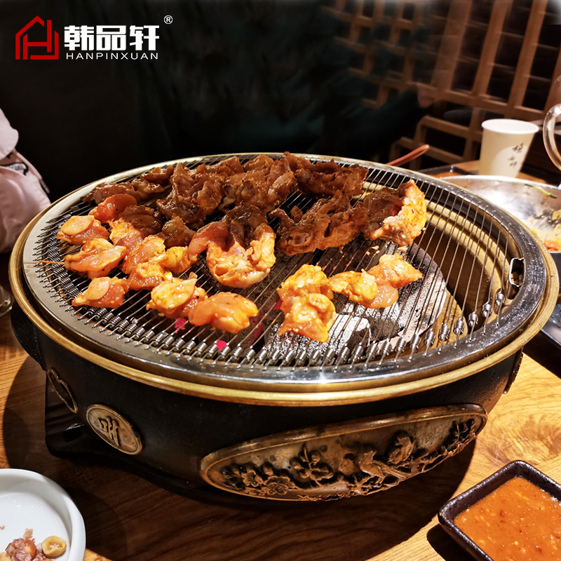 商用烤肉炉无烟铸铁耐用烤网烤盘
