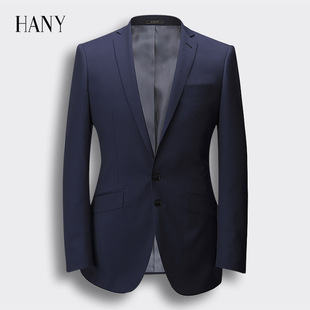 西装 HANY汉尼羊毛西服男商务休闲正装 清仓 上衣外套高级感 断码