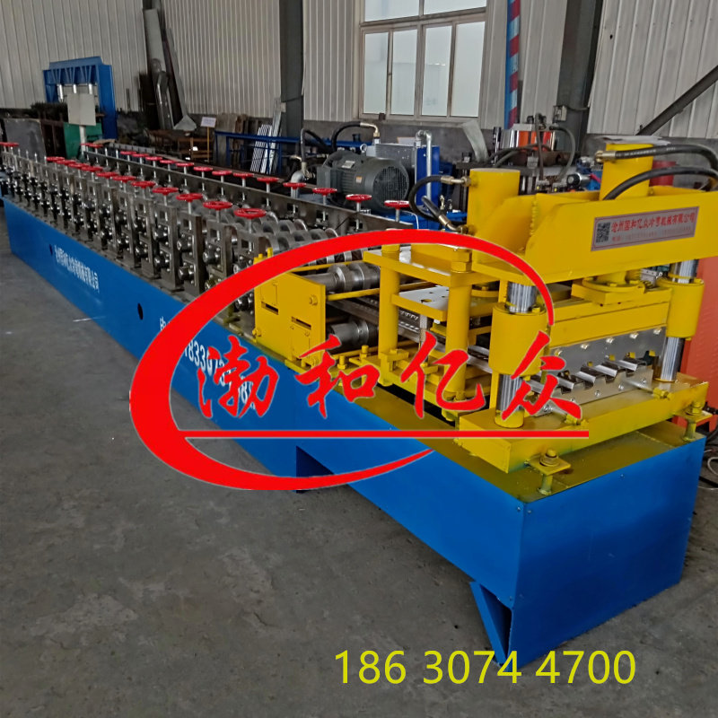 国和亿众 镀锌钢跳板成型机械设备 全自动钢跳板成型冲孔一体机