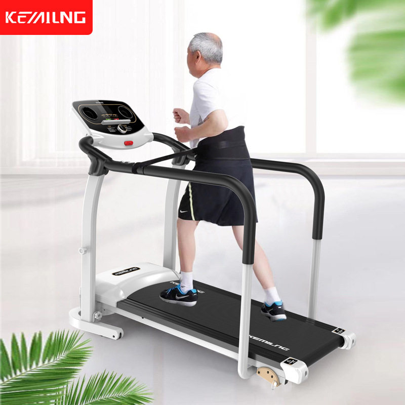 Treadmill跨境老年跑步机家用款加扶手升级款坡度健身走步跑步机