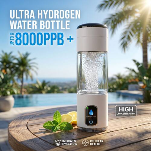 跨境爆品CE认证hydrogen水杯高浓度富氢水杯便携式hydrogen cup