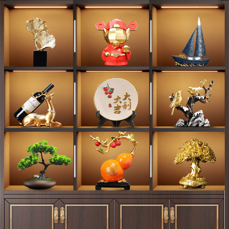 客厅酒柜装饰品摆件轻奢高档