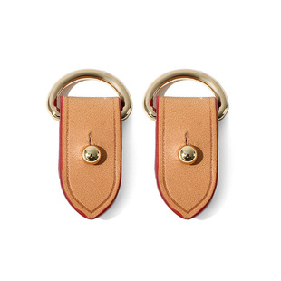 皮防磨扣适用ivy邮差包保护扣D-58法棍牛角水桶包肩带配件diy改造