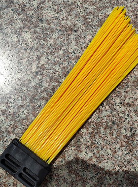 优质黄色尼龙丝扫路刷清扫车扫地刷尼龙加钢丝扫把刷环卫车清扫刷