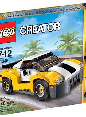 专柜正品乐高LEGO创意百变三合一积木31046高速跑车积木礼物 现货
