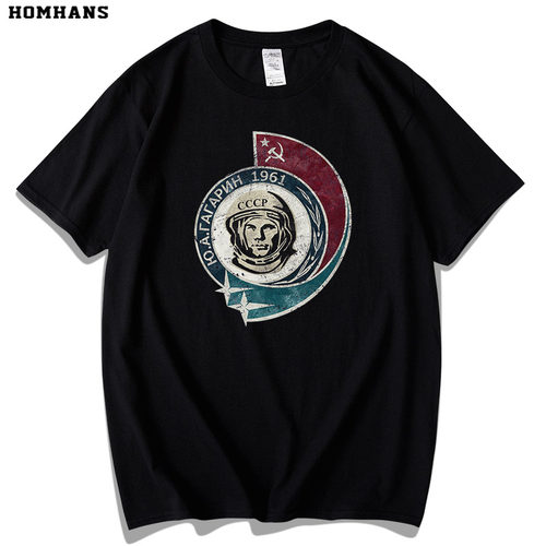 夏季短袖男女太空宇航员加加林