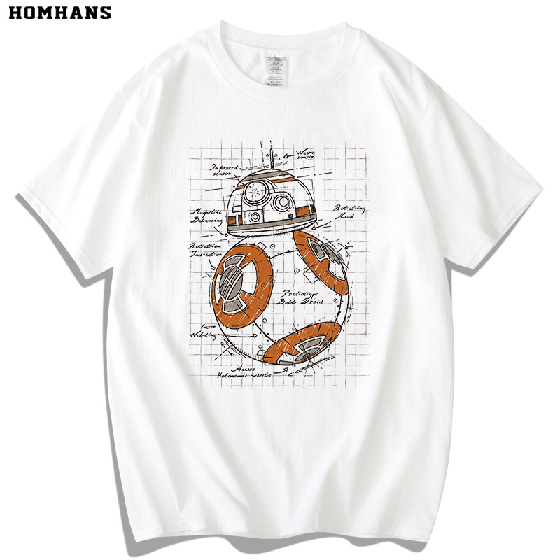 极客geek宅男周边bb8圆领短袖T恤