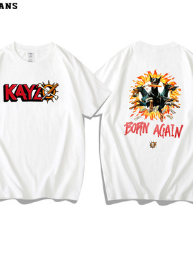 红韩KAYZO电音DJT恤Whistle Wars重低音短袖宽松大码纯棉男潮体恤