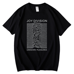 红韩Joy Division 英国乐队快乐分裂怀旧风复古短袖纯棉宽松大码