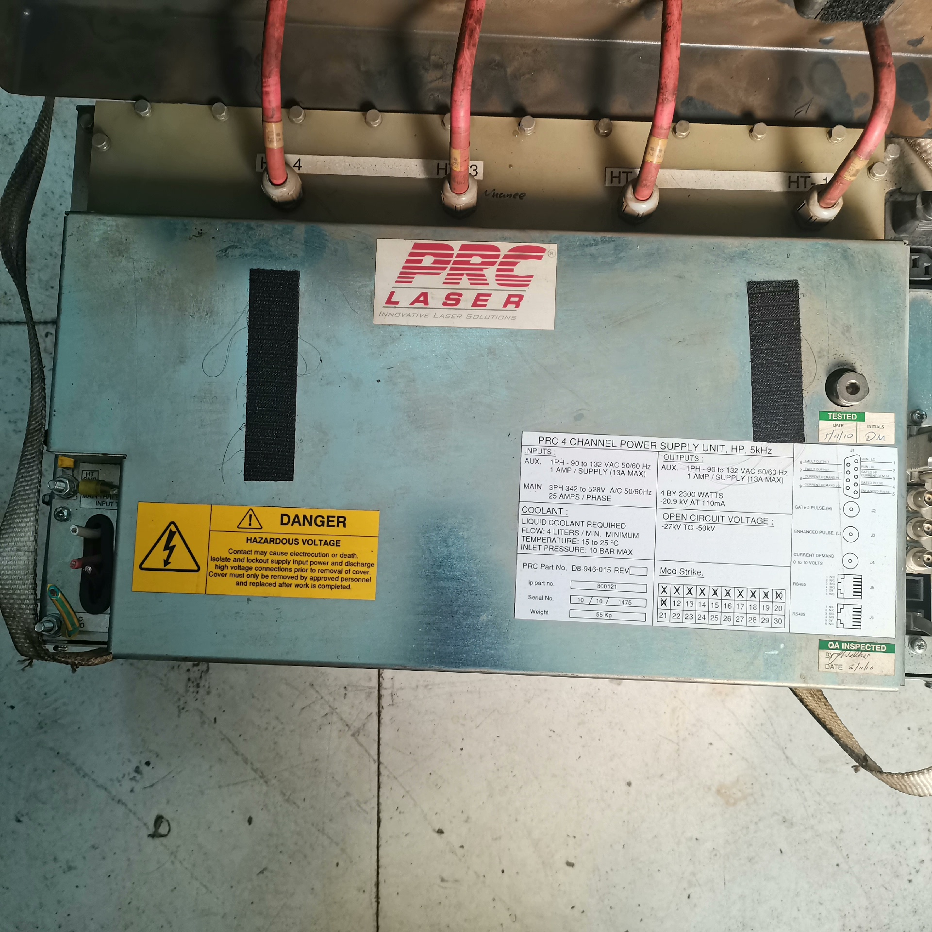 PRC4通道激光机电源，原装进口，二手拆机，成色漂亮(议价商品）