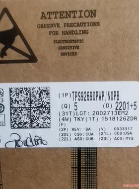 TI原厂大灯驱动芯片:TPS62690全新原厂原装样品5个，(议价商品）