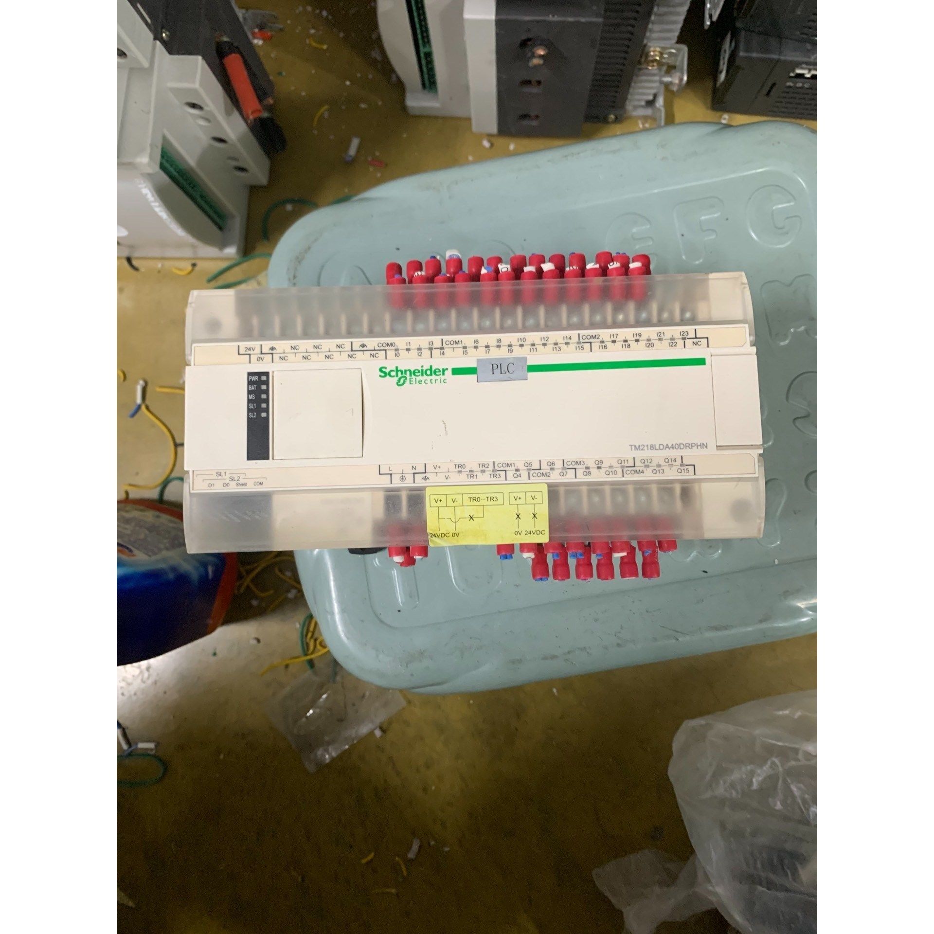 拆机 施耐德 PLC TM218LDA40DRPHN 一台骏营商贸—议价