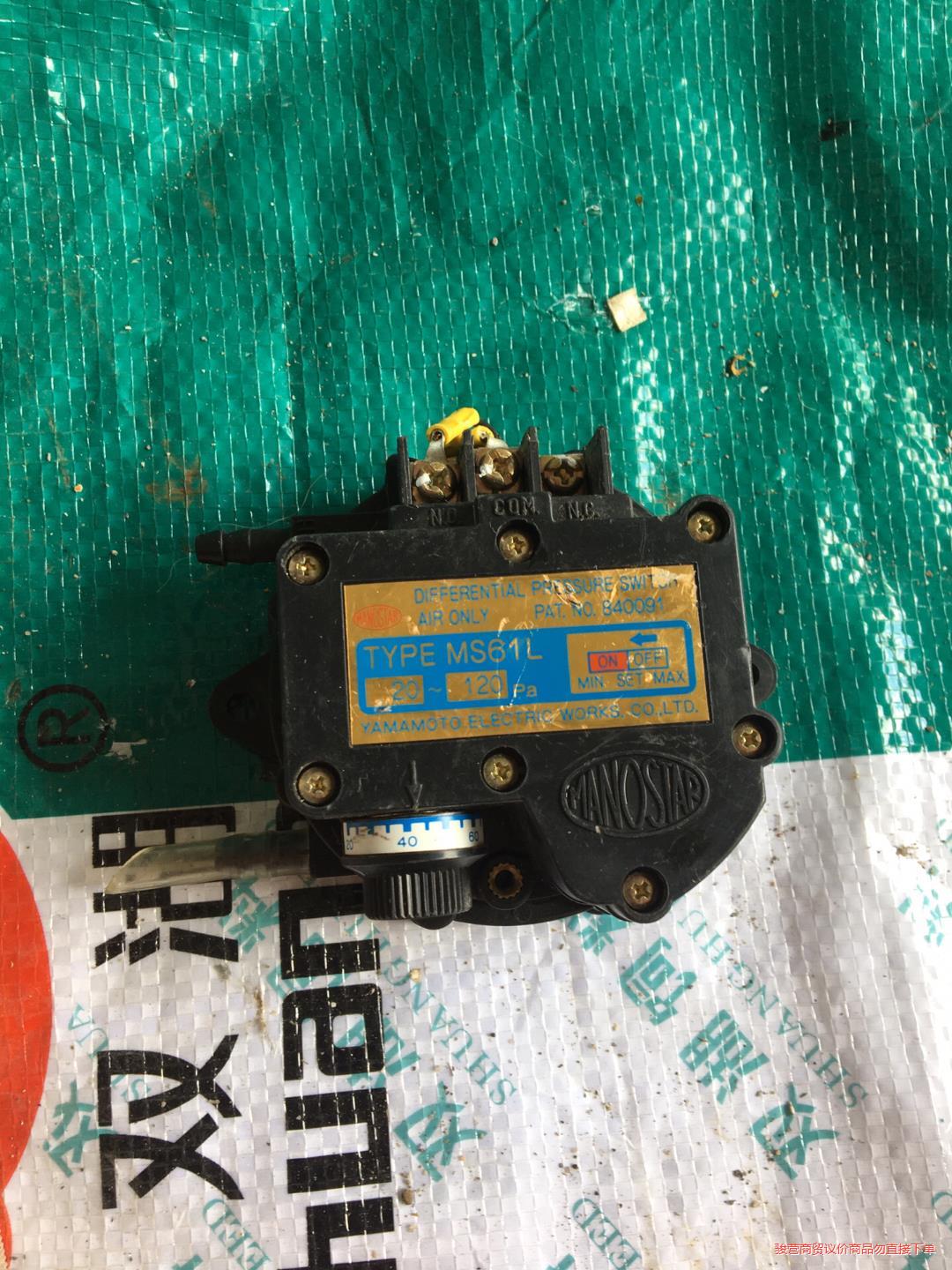 二手拆机原装山本电机MANOSTAR数字微差压计：MS61L议价商品