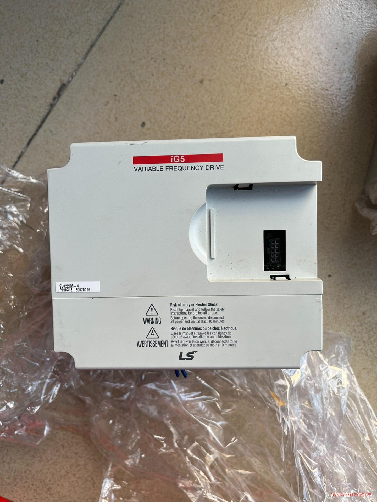 LS变频器SV022ⅰG5-4，380V，2.2Kw二手拆机(议价商品）