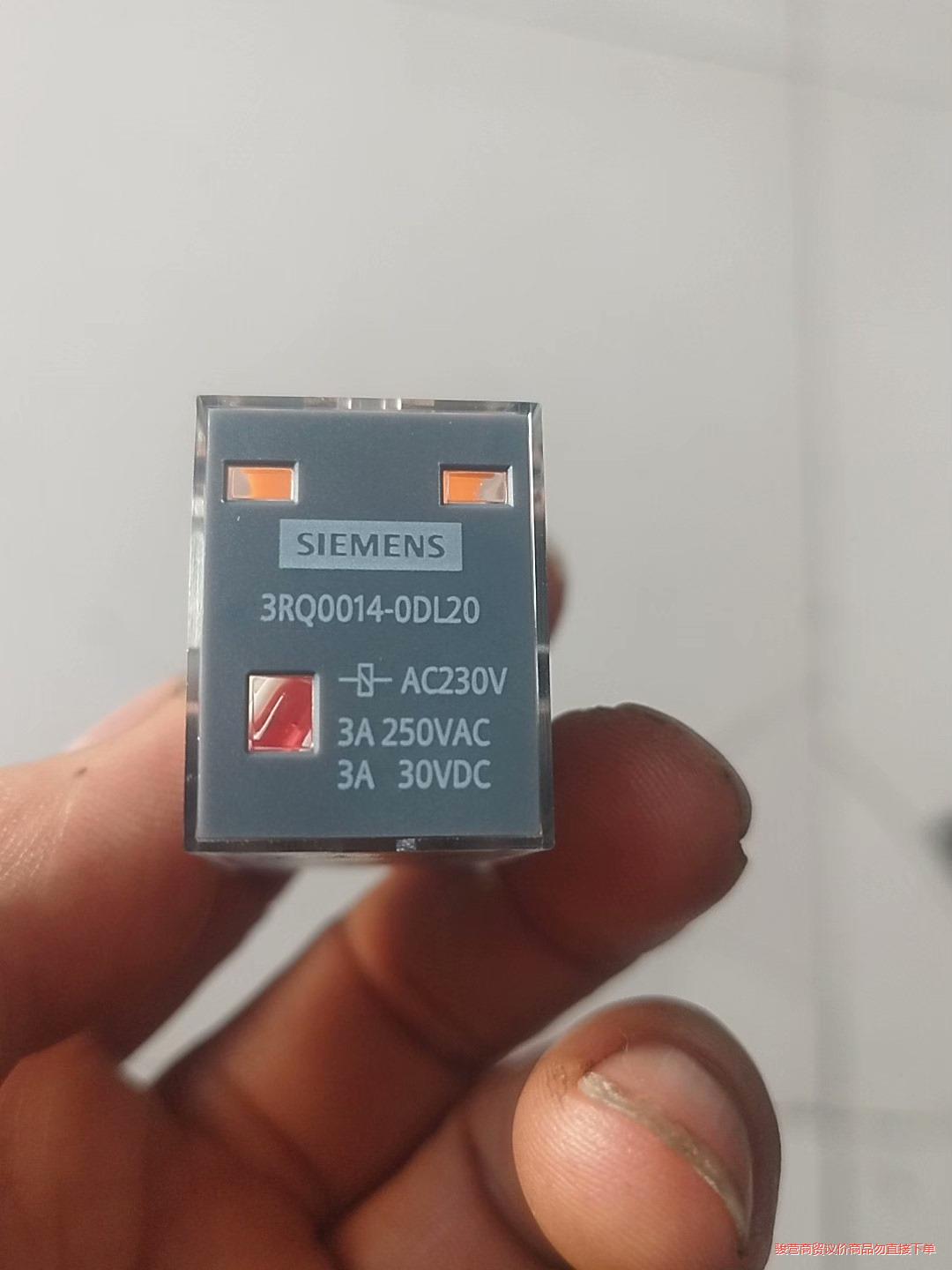 西门子中间继电器3RQ0014-0DL20全新原装有200个议价商品