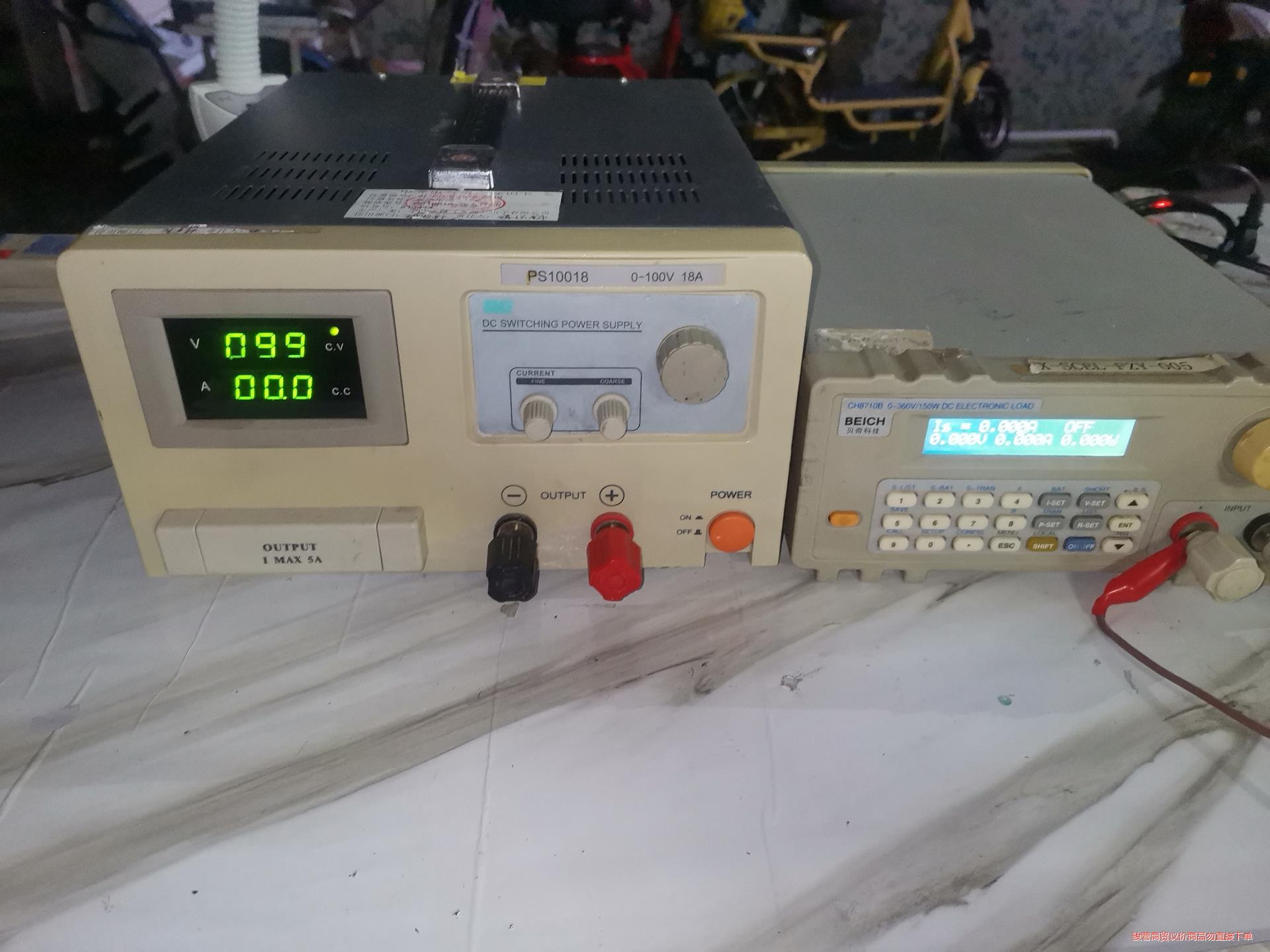 二手求精直流稳压电源 PS10018 100V18A 线性电骏营议价商品