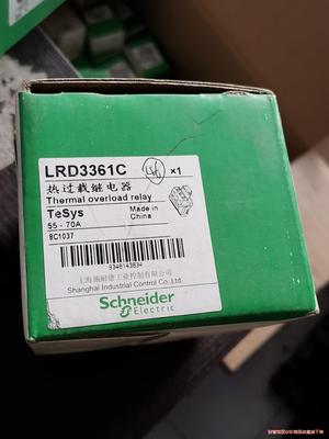 施耐德热继电器LRD3361C全新原装议价商品
