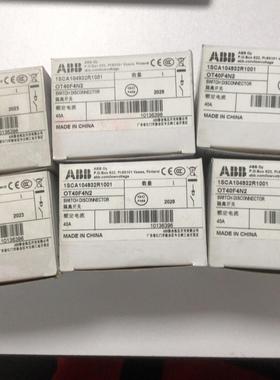 闲置正品ABB隔离开关OT40F4N2的，数量22个  包装议价商品