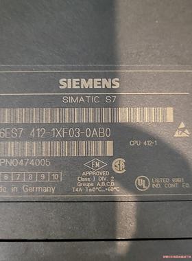 412-1XF03西门子S7-400PLC模块CPU412-(议价商品）