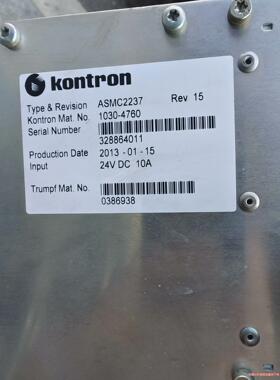 通快备件：二手拆机kontron激光控制器ASMC2237(议价商品）