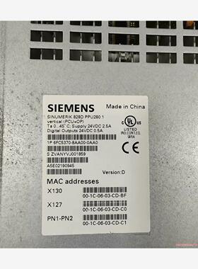 西门子828D PPU280.2 6FC5370-8AA20(议价商品）