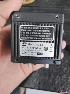 iai面阵工业相机 bm 141ge   功能正常 现货3个议价商品