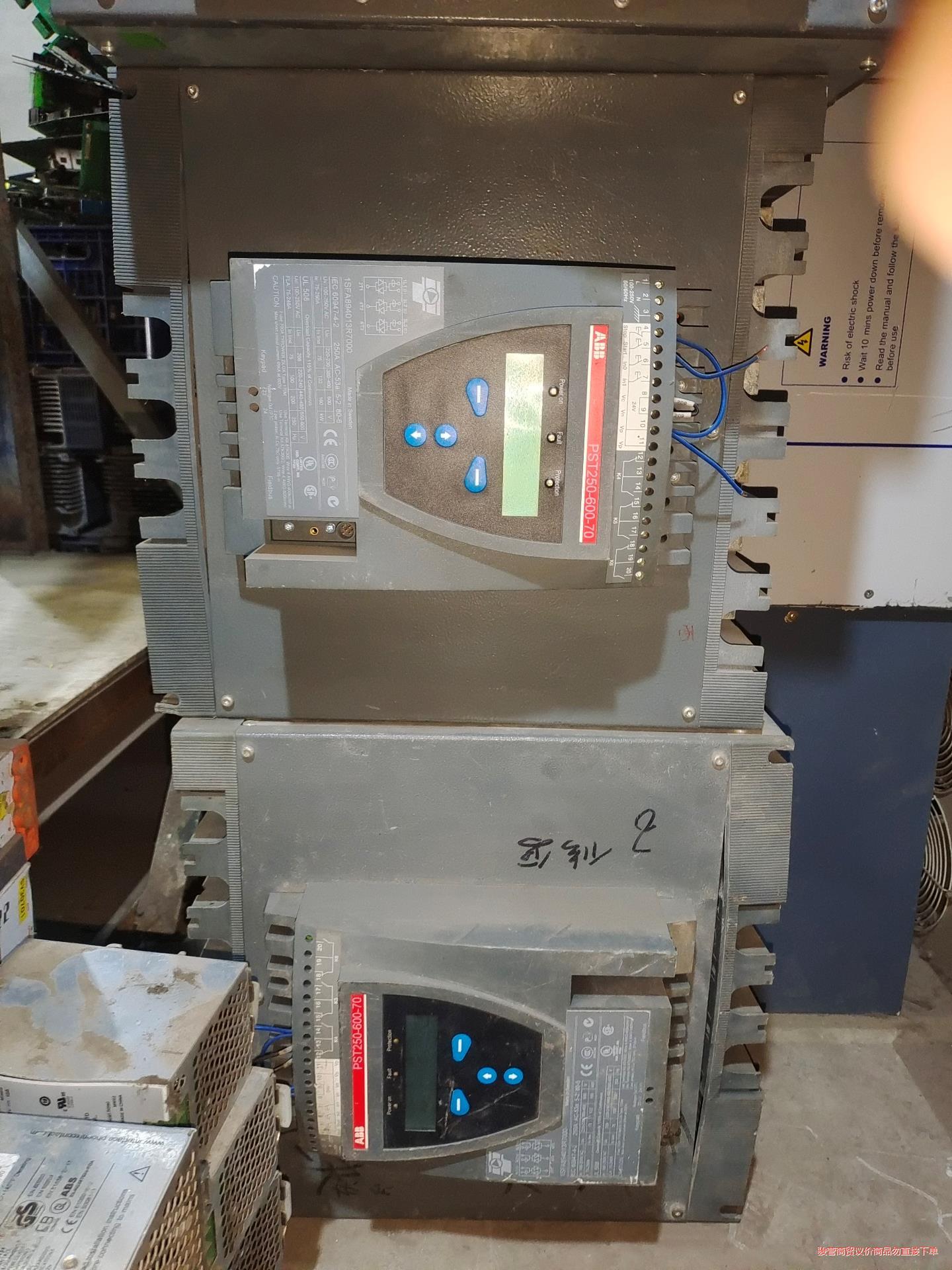 拆机ABB软启动器PST250-600-70 132KW功能议价商品
