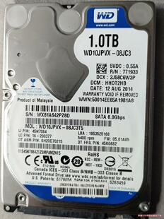 WD/西部数据硬盘，升级换下来的1TB机械高速硬盘。正(议价商品）