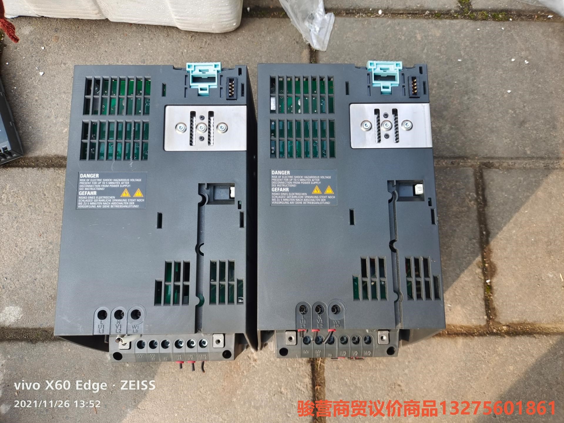 西门子变频器6SL3210-1SE16-0UA0骏营商贸—议价