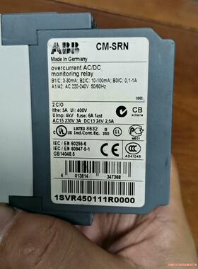 ABB电子监测继电器 CM-SRN 1SVR450115R0(议价商品）